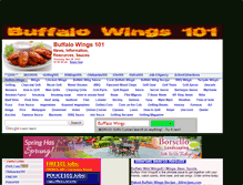 Tablet Screenshot of buffalowings101.com